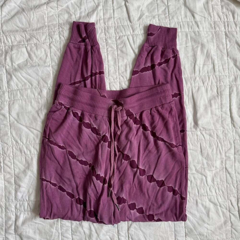 Splendid Purple Tie-Dye Jogger Pants